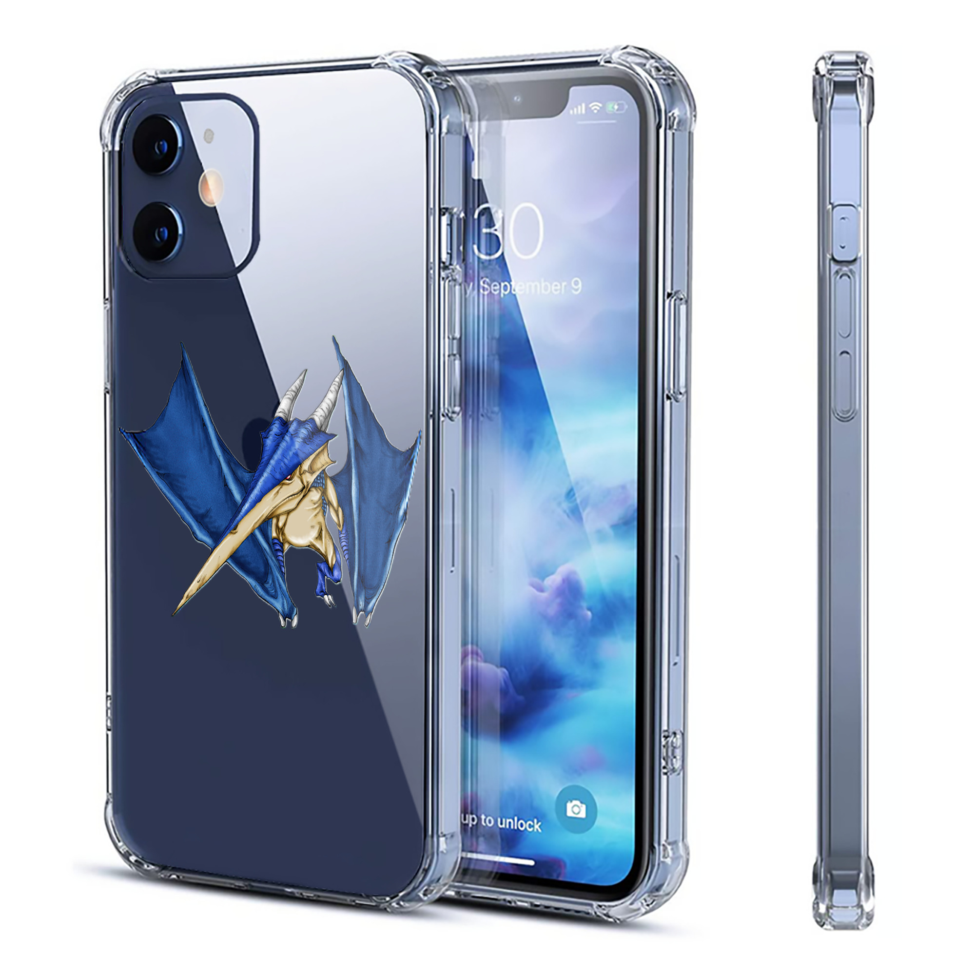 （画像用） 遊☆戯☆王 Yu-Gi-Oh! 【iPhone 12シリーズ対応】透明スマホケース（クリアソフトケース）